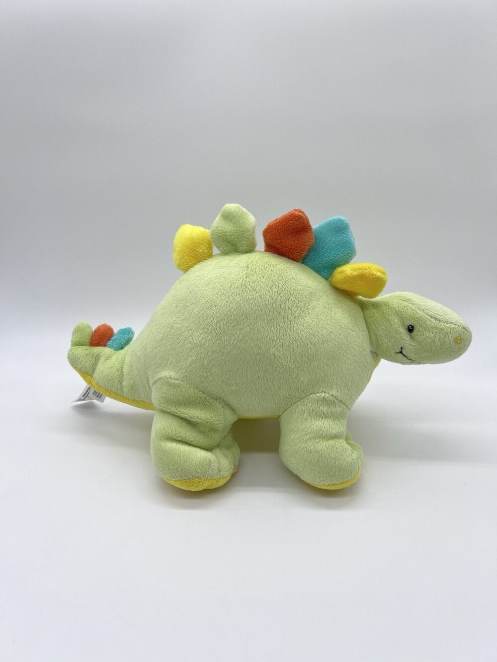 Babies R Us 2013 Green Dinosaur Stegosaurus Plush Stuffed Animal Toy 10”